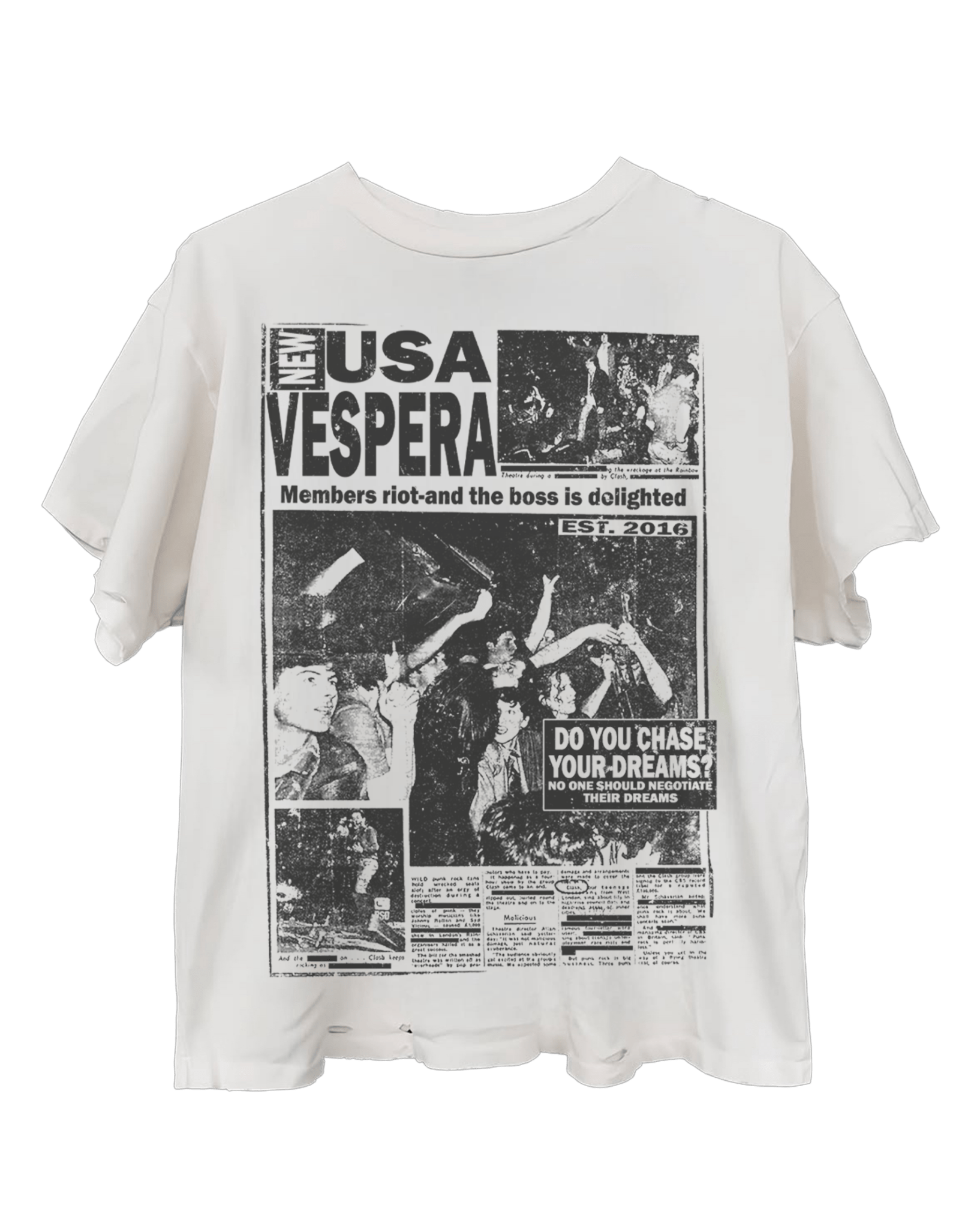 "Newspaper" Tee - VVERSATILE