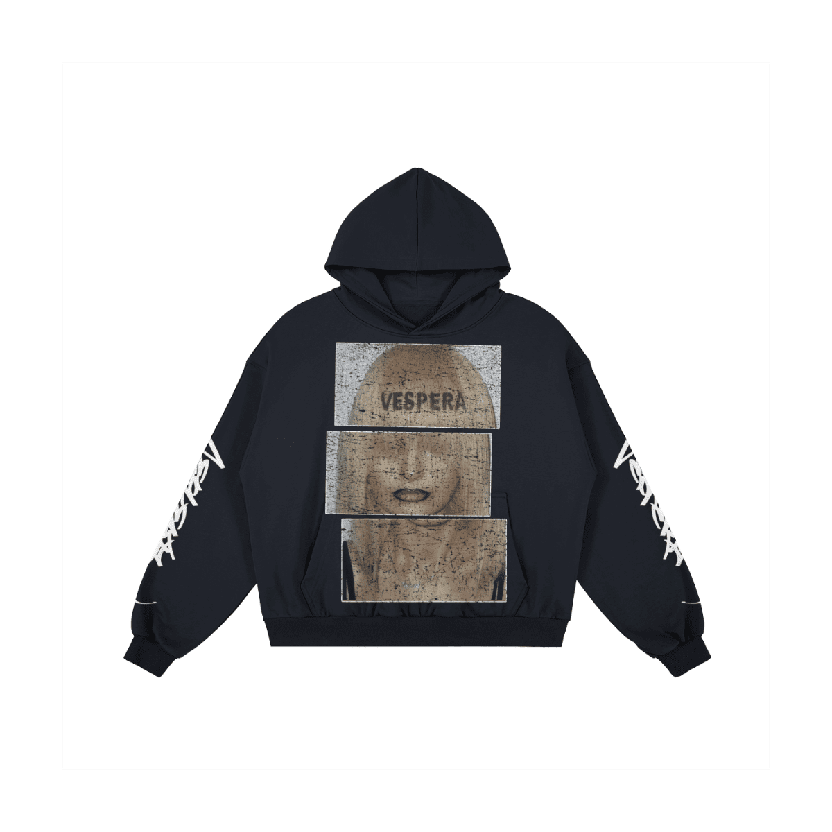 "Vespera" Navy Hoodie - VVERSATILE