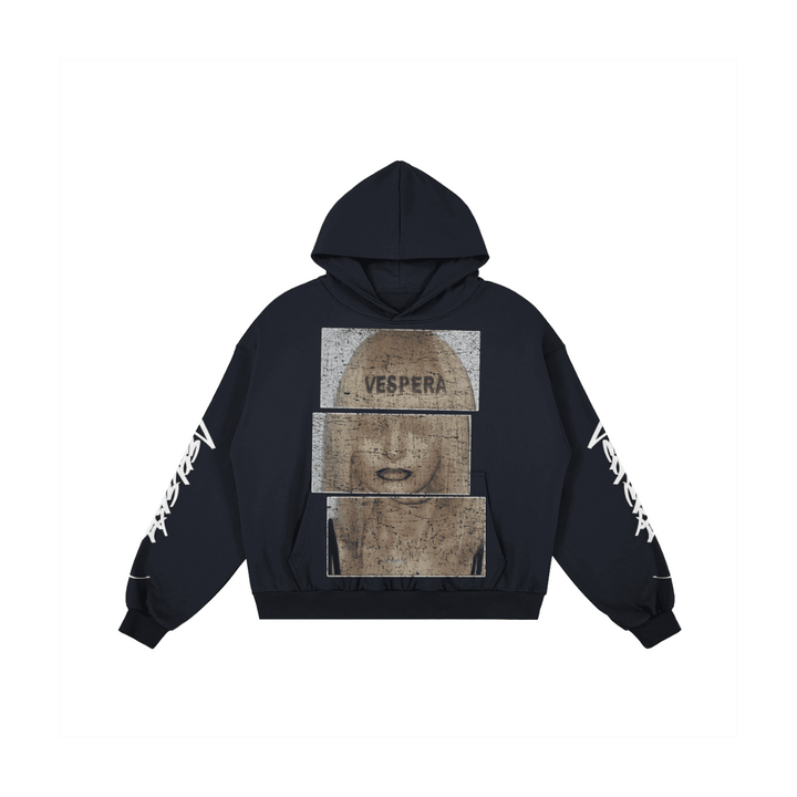 "Vespera" Navy Hoodie - VVERSATILE