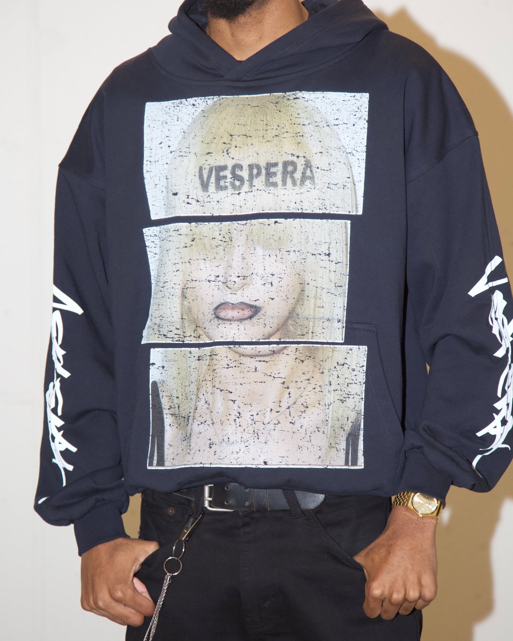 "Vespera" Navy Hoodie - VVERSATILE