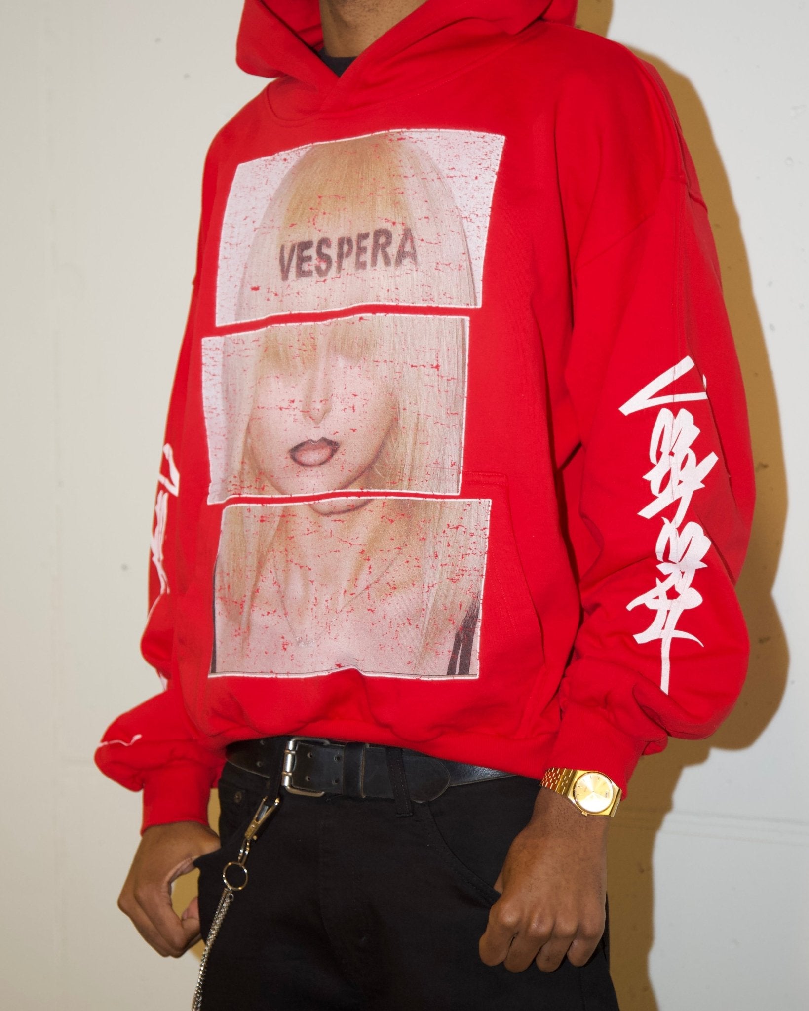 "Vespera" Red Hoodie - VVERSATILE