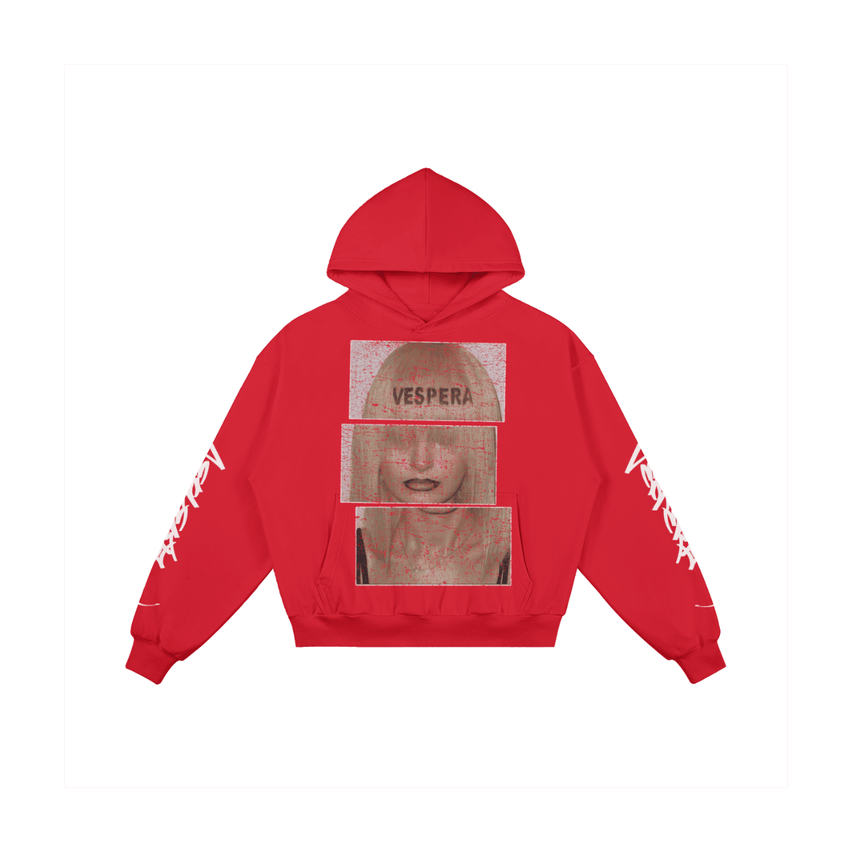 "Vespera" Red Hoodie - VVERSATILE